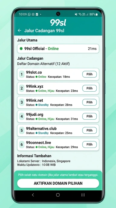 Link Alternatif 99sl untuk Pengguna Android Indonesia