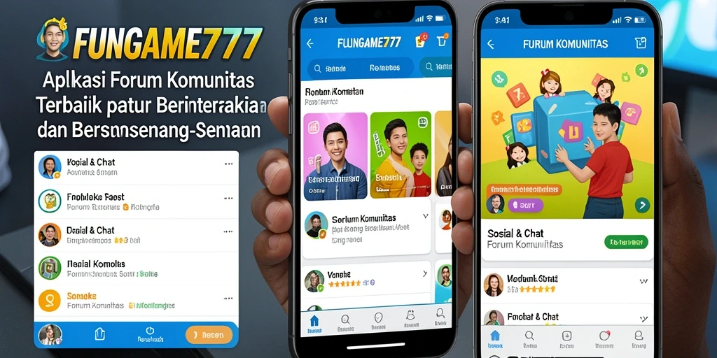 Antarmuka pengguna FUNGAME777 yang sederhana dan interaktif.