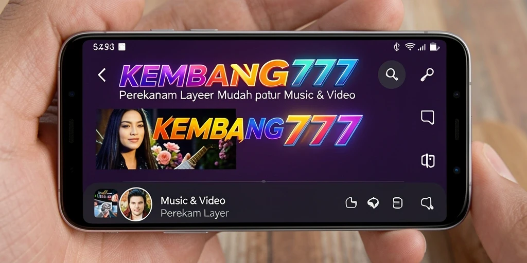 Antarmuka KEMBANG777 saat merekam layar dengan fitur lengkap.