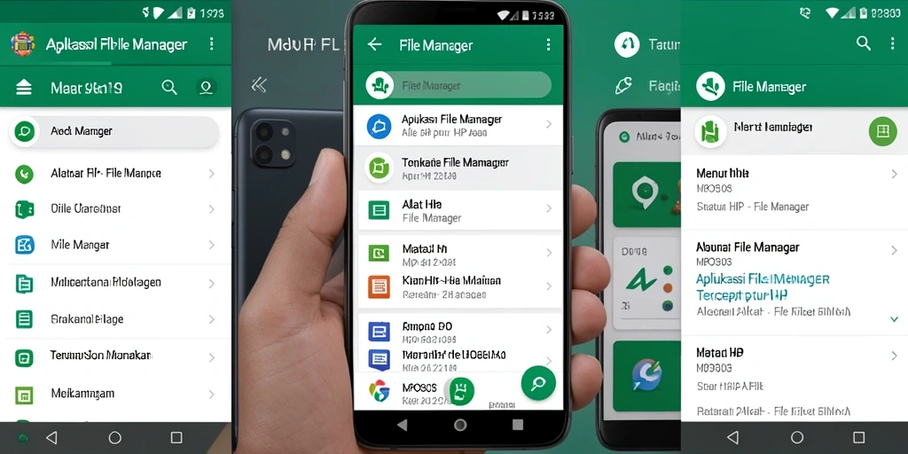 Tampilan antarmuka utama MPO303 untuk pengelolaan file yang efisien.