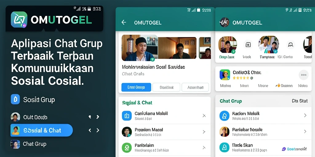 Antarmuka pengguna OMUTOGEL yang sederhana dan menarik
